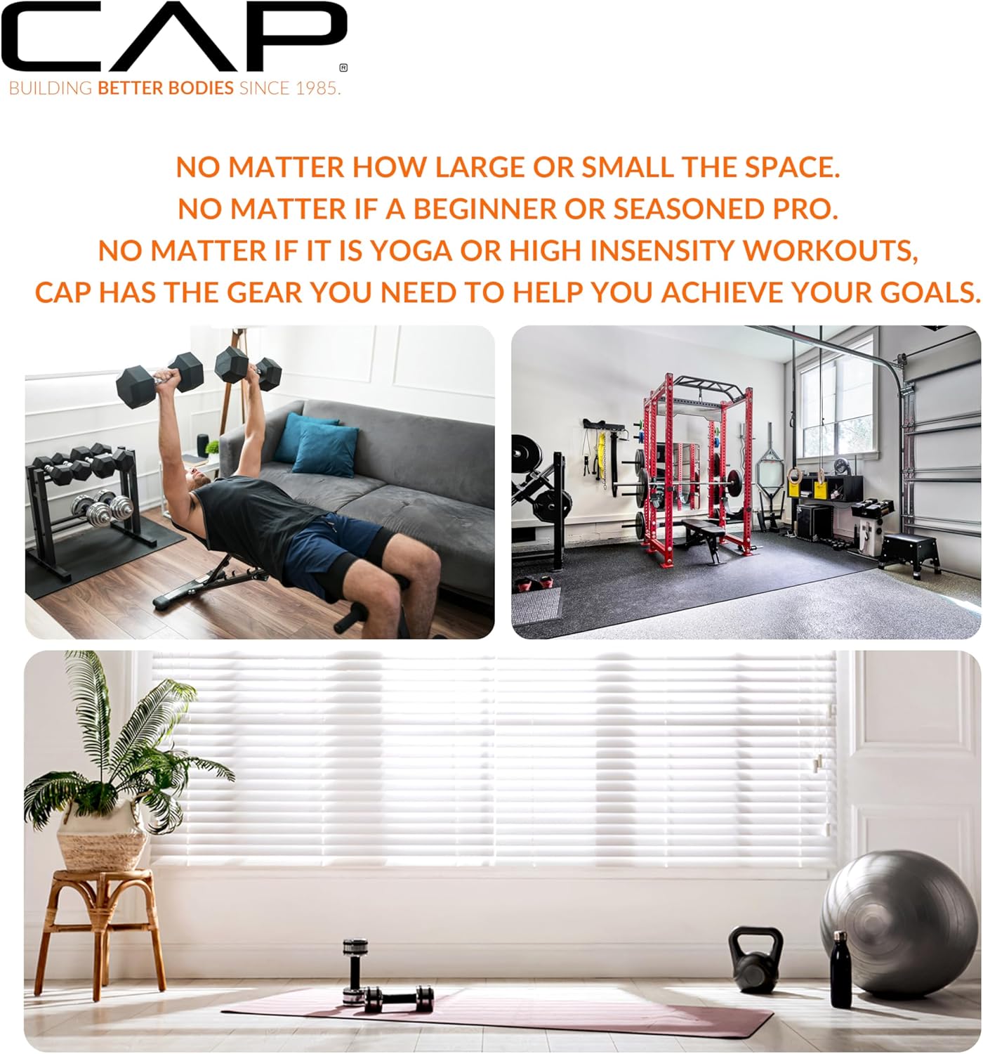 45 lb Cast Iron Hex Dumbbell W1097