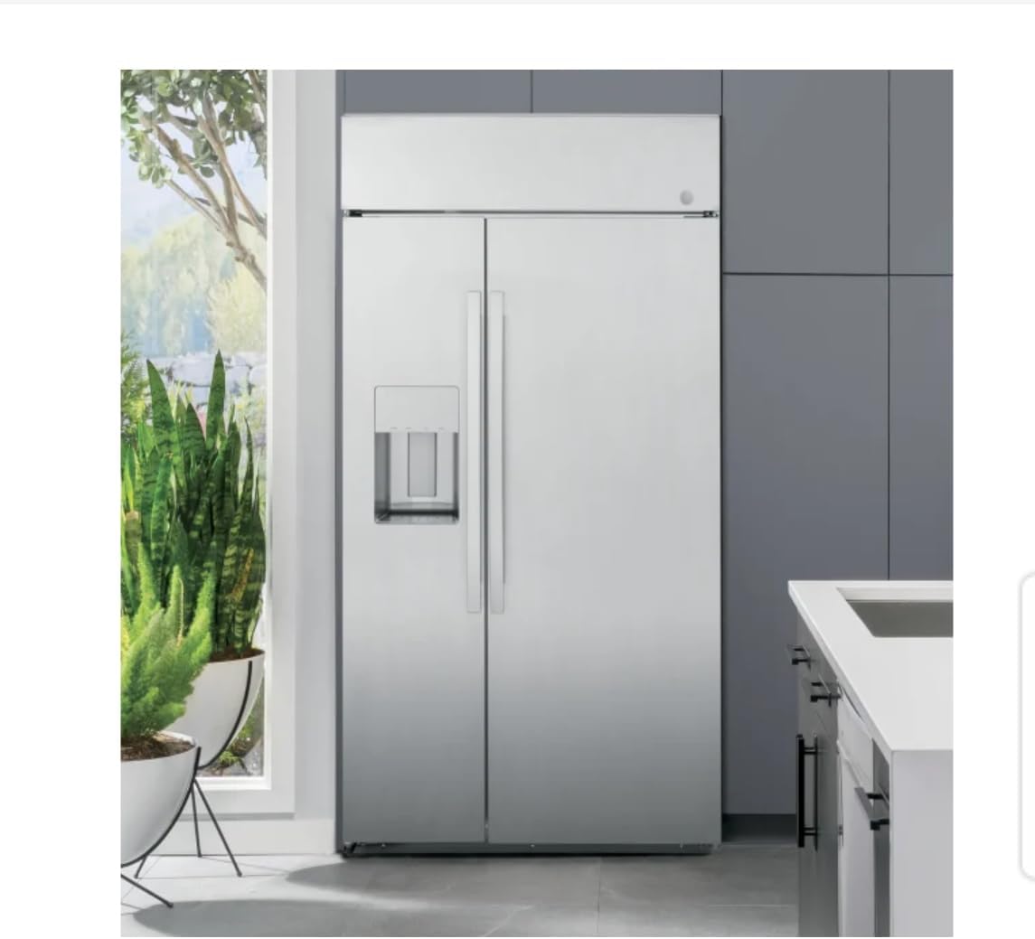 48" Smart Built-In Side-by-Side Refrigerator with Dispenser F54648