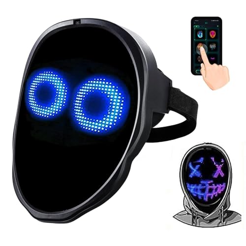 Programmable LED Halloween Mask A397153