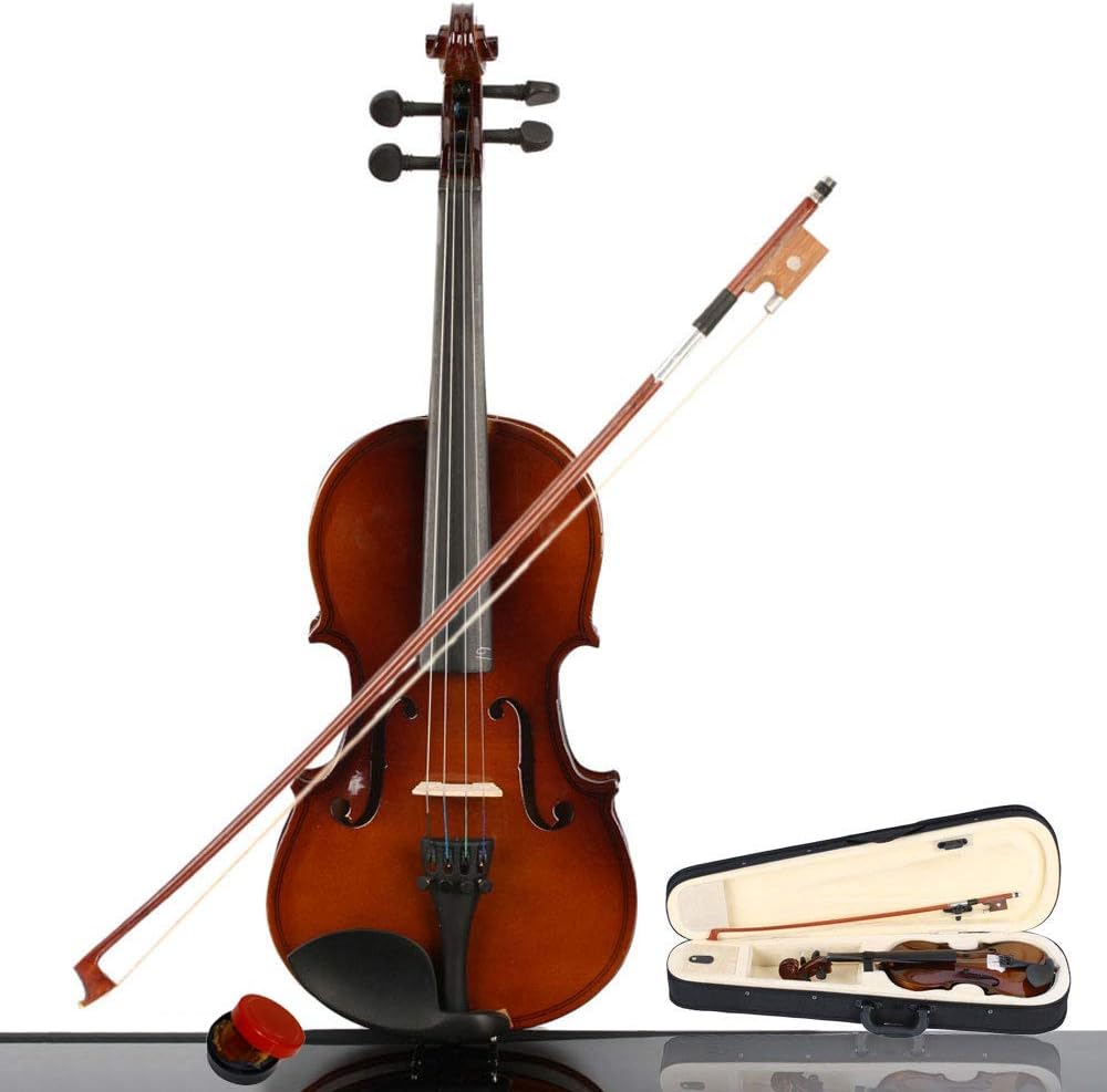 1/4 Acoustic Wood Violin with Carrying Case Z967