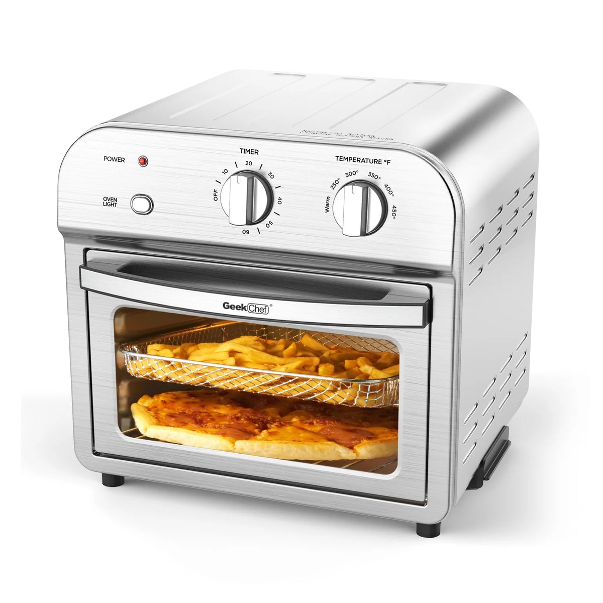 11Qt 1500W Stainless Steel Air Fryer Oven B93437
