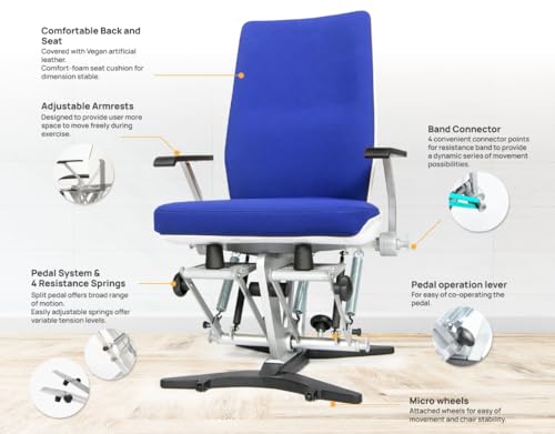 Pilates Chair Home Gym Exercise Reformer Chair S144