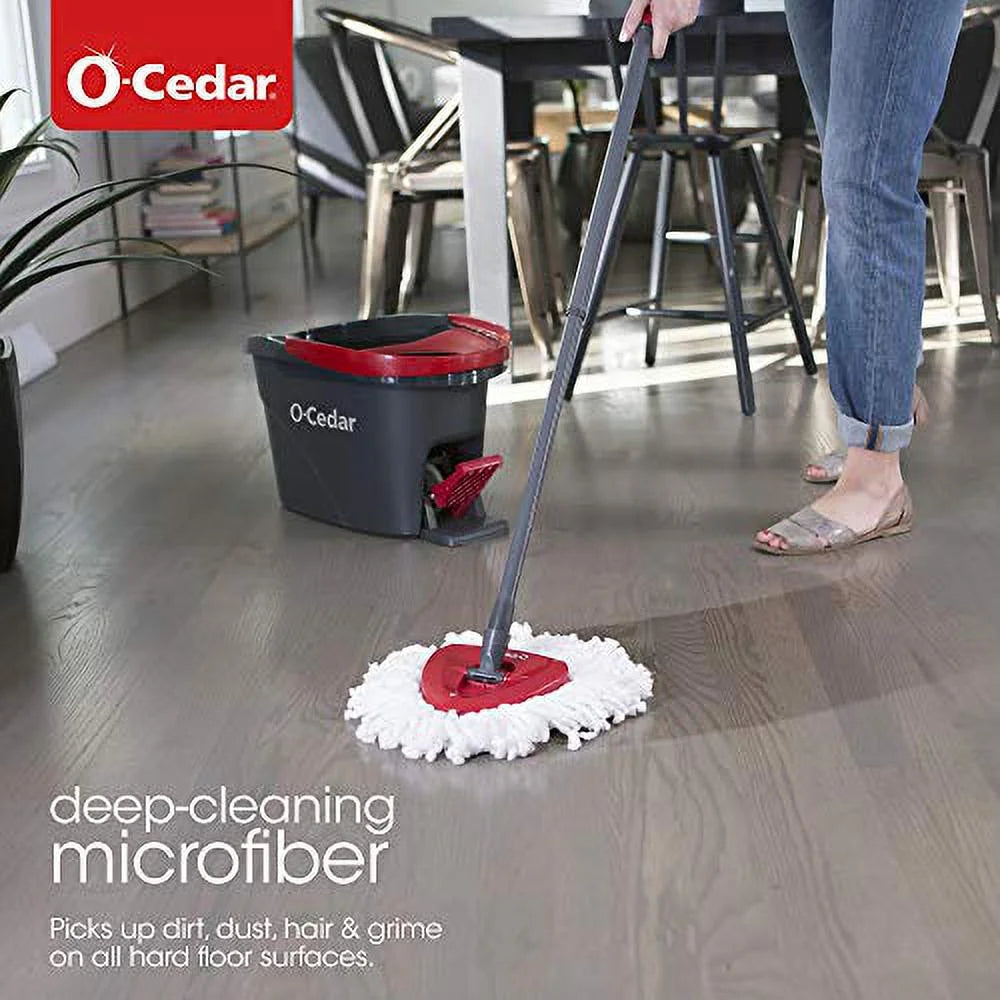 Microfiber Spin Mop Bucket Floor Cleaning System U580