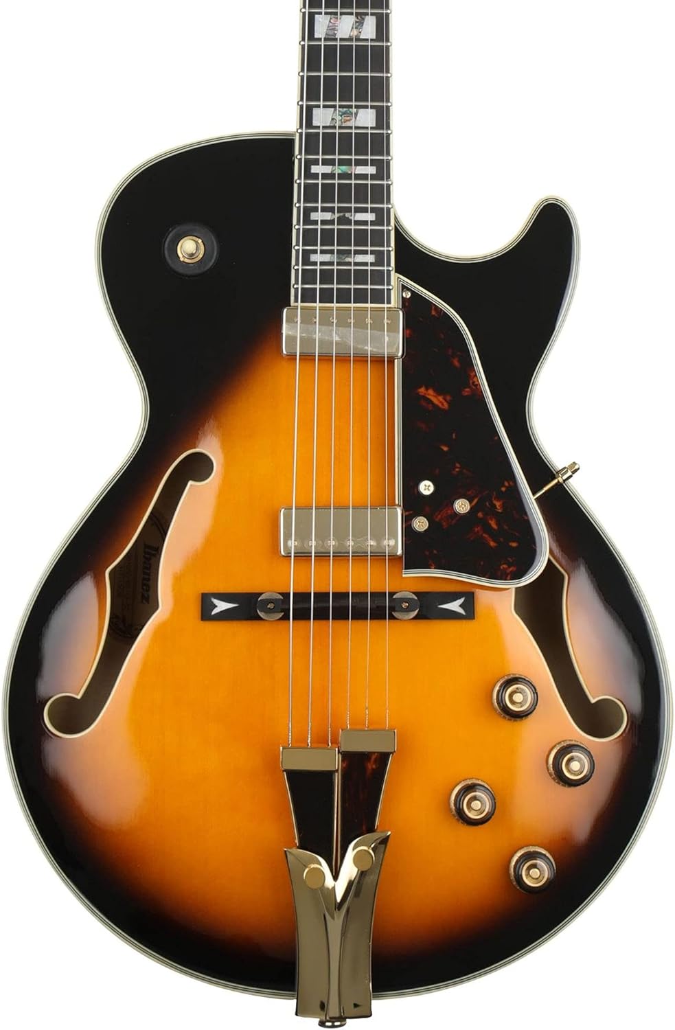 Brown Sunburst 6-String Electric Guitar Q9268