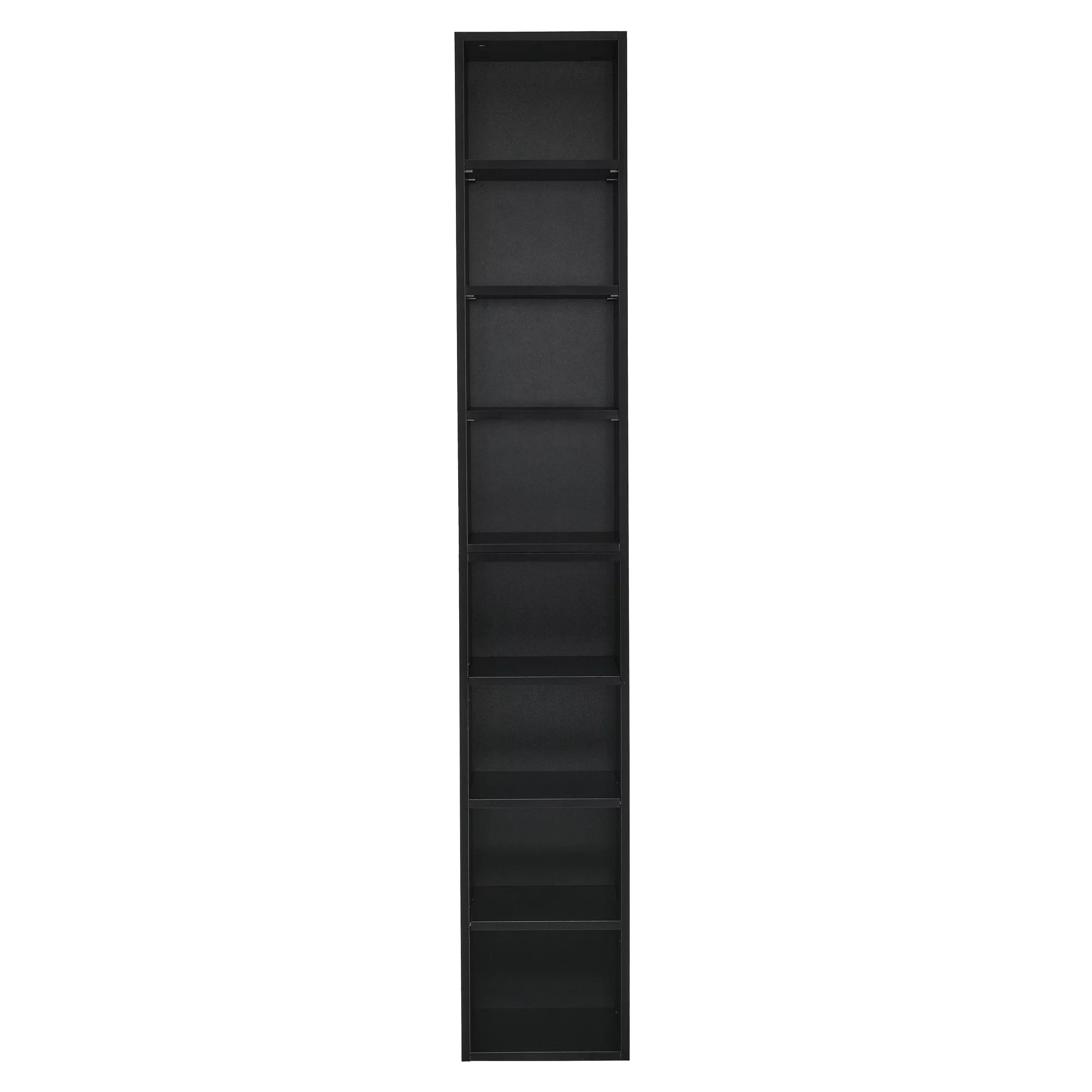 8-Tier Media Tower Rack with Adjustable Shelves I484
