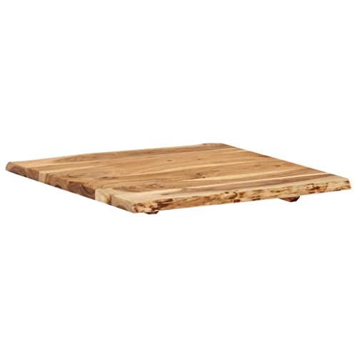 Solid Acacia Wood Table Top 22.8" x(19.7"-23.6") x1 H852613