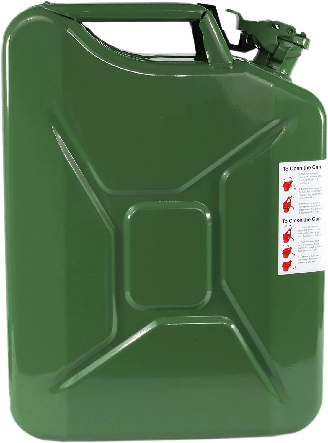 20 Liter Green NATO Jerry Fuel Can N53743