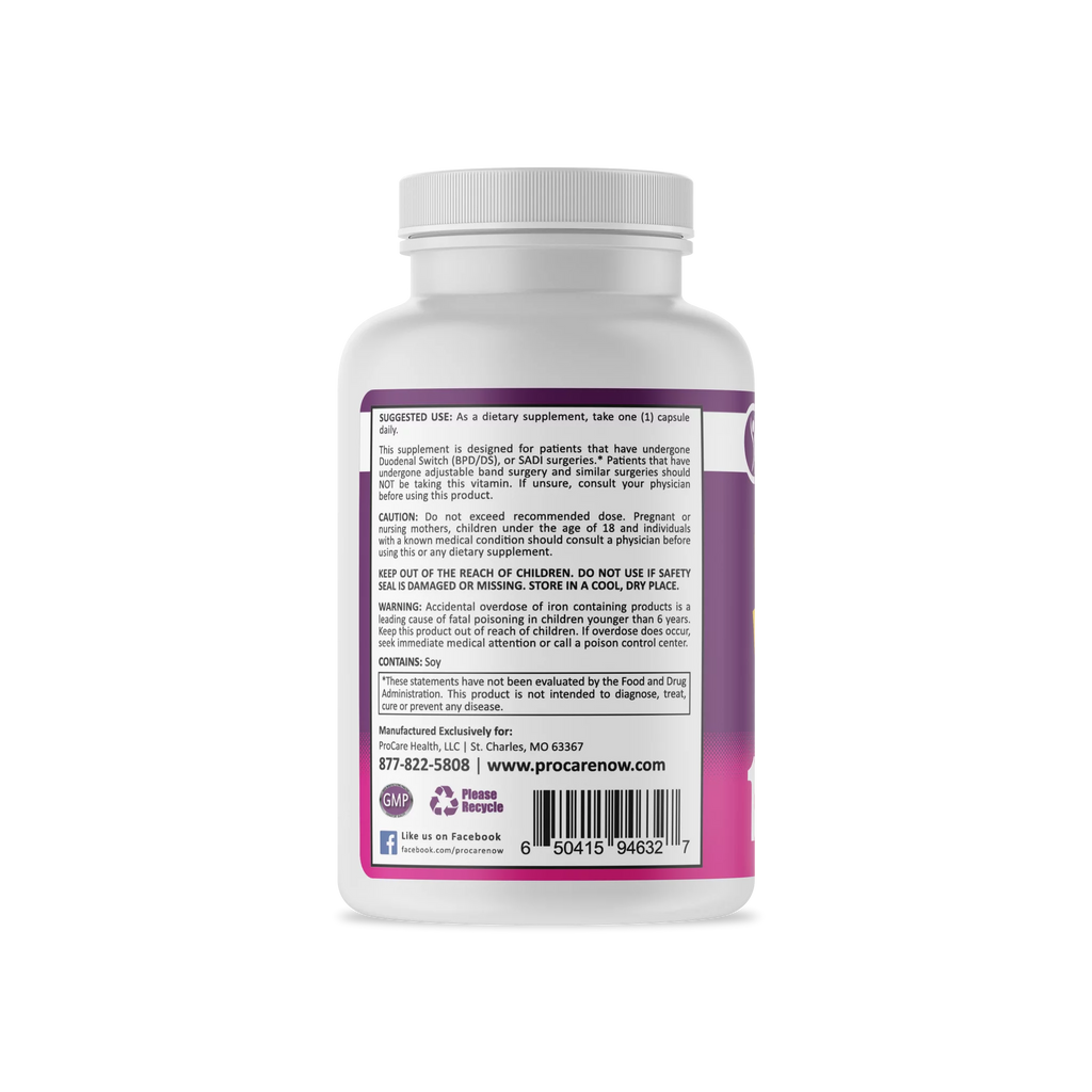 90 Capsules Bariatric Multivitamin Capsule P213