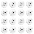 16 Pcs Self Adhesive Stainless Steel Swivel Caster Wheels R7296