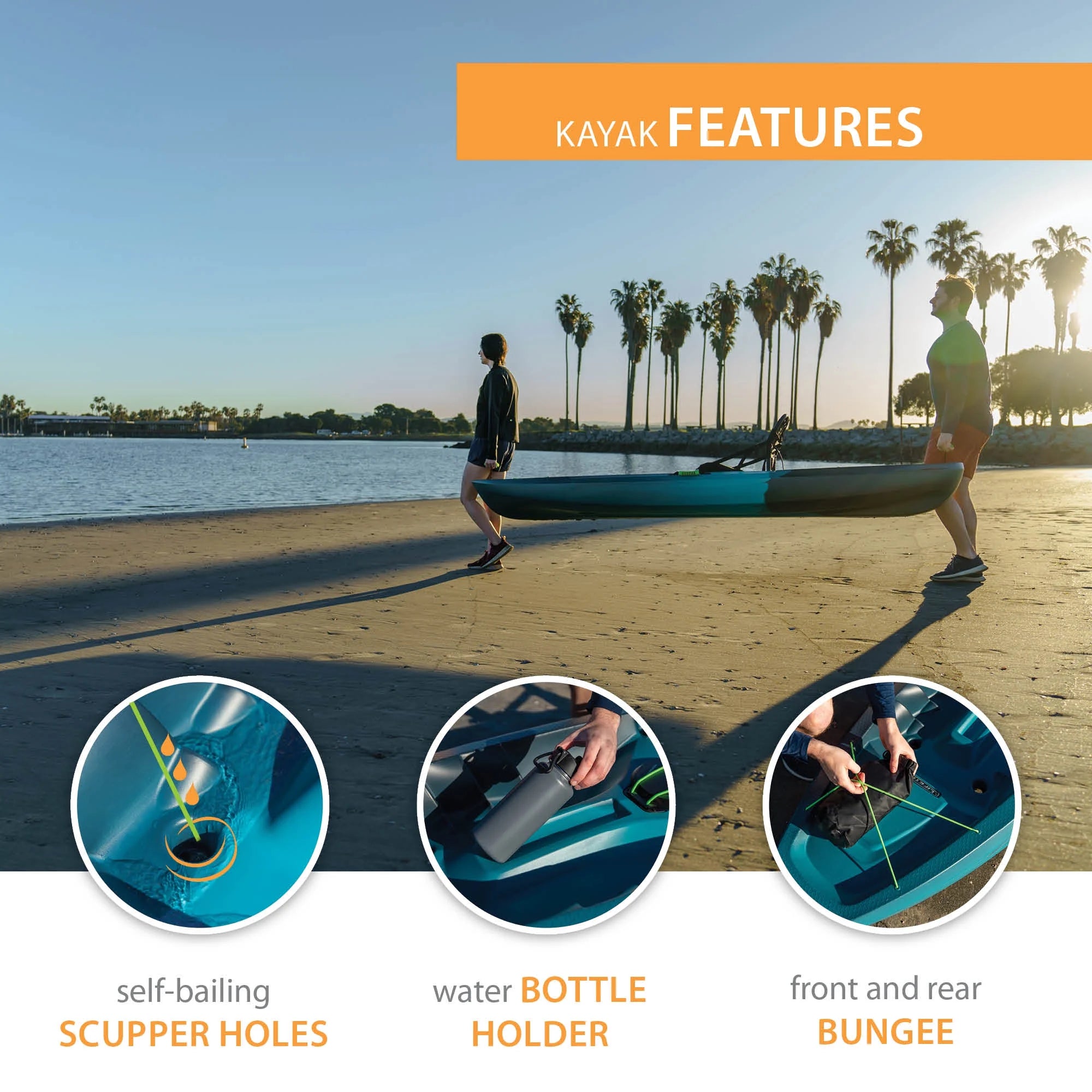 123 inch Sit-on-Top Kayak T3130