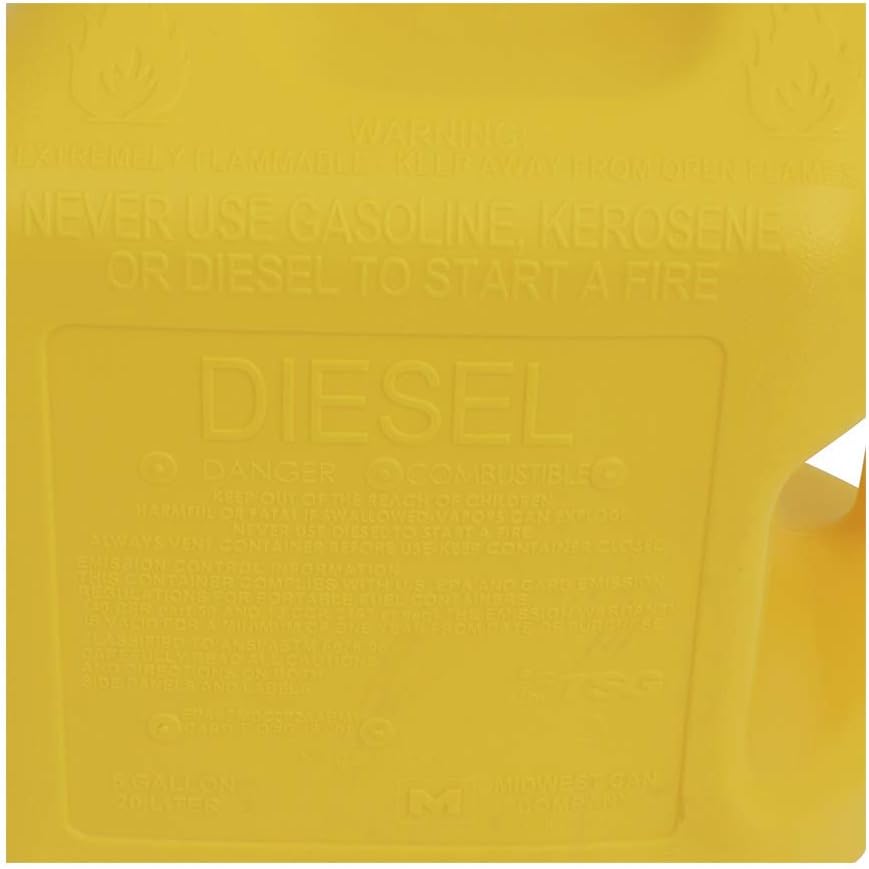 5 Gallon Spill Proof Diesel Can F1740