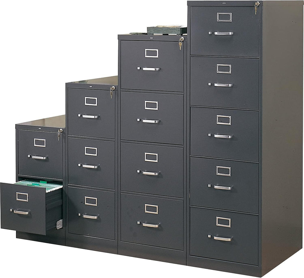 2-Drawer Charcoal Office Filing Cabinet M2917