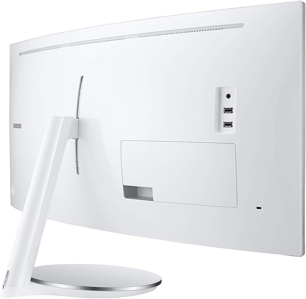 34” Ultrawide QHD Computer Monitor, 100Hz, QLED, Height Adjustable Stand, White V71845