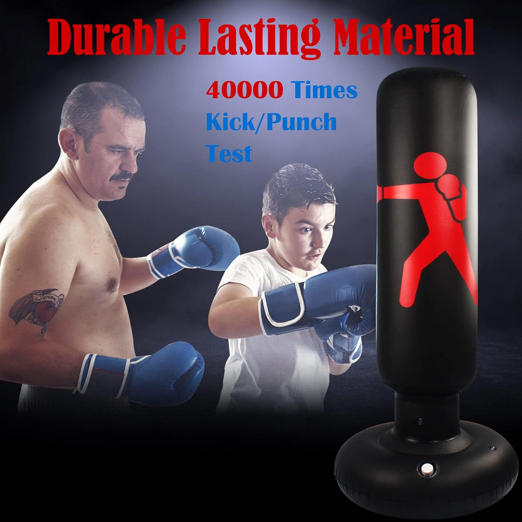 63" Freestanding Inflatable Punching Bag K221581