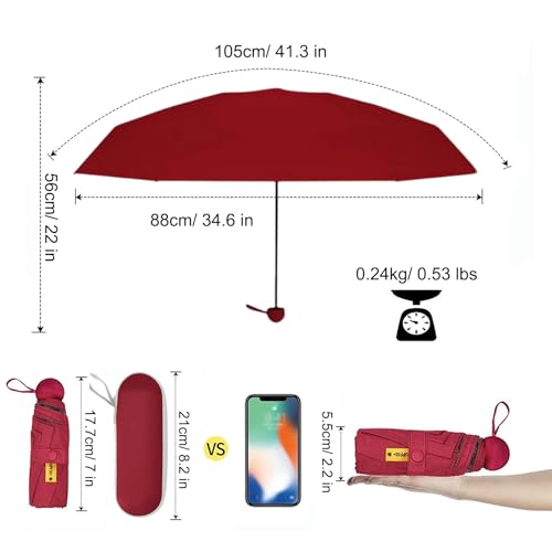 Compact Mini Umbrella with Case V254198
