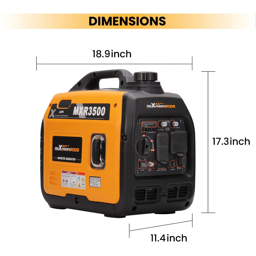 3500W Ultralight Electric Start Portable Inverter Generator U82542