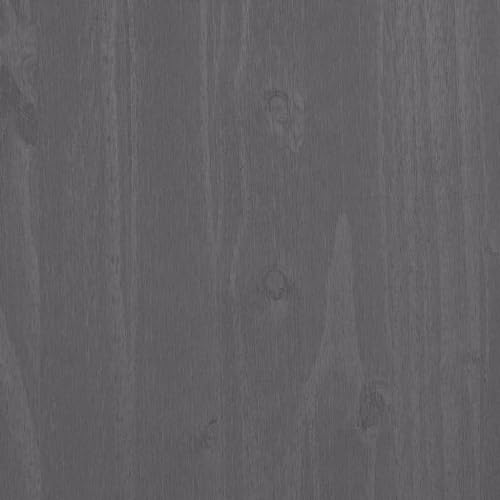 Light Gray Solid Wood Pine Sideboard Q84200
