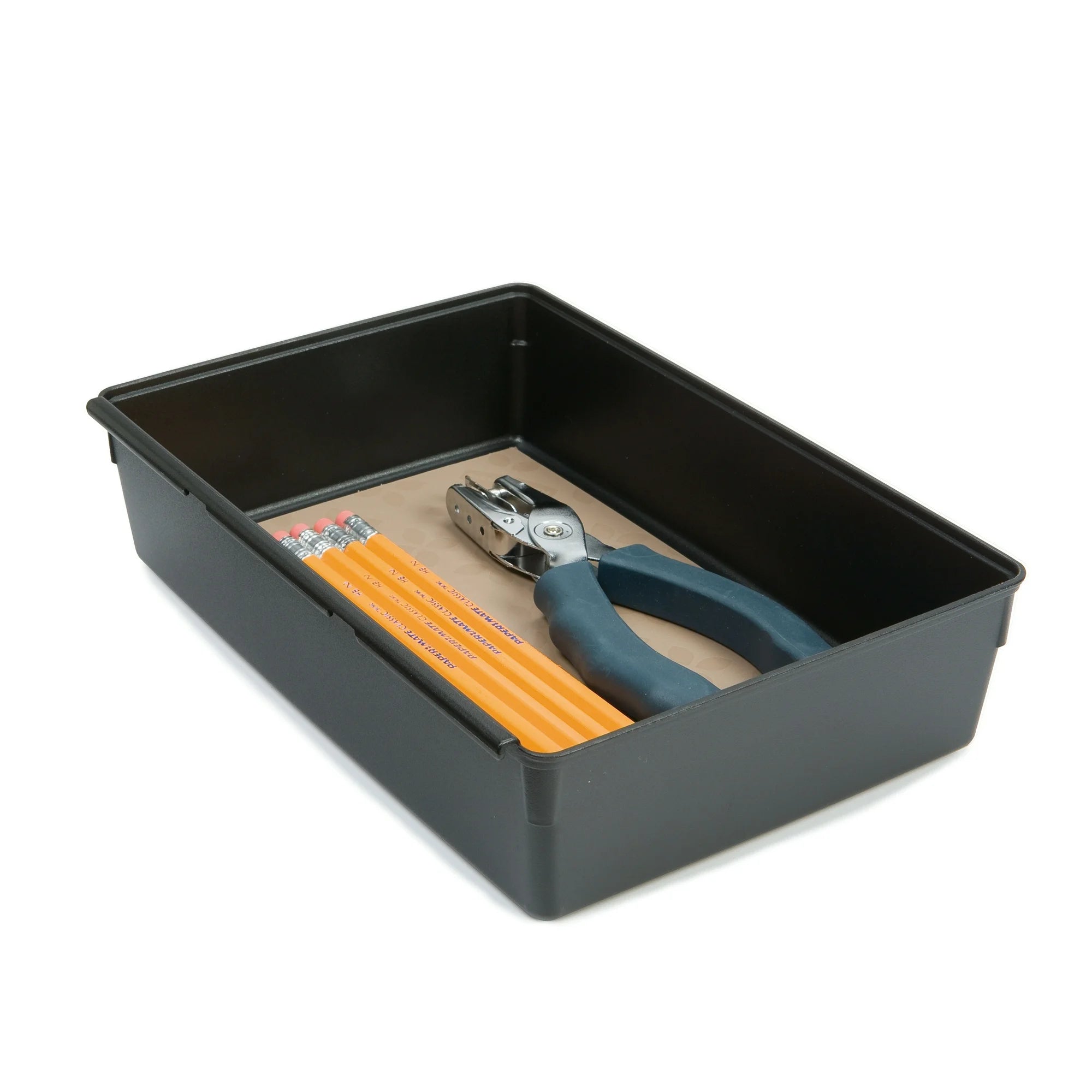 6x 9 Black & Gray No-Slip Interlocking Drawer Organizer Q971709