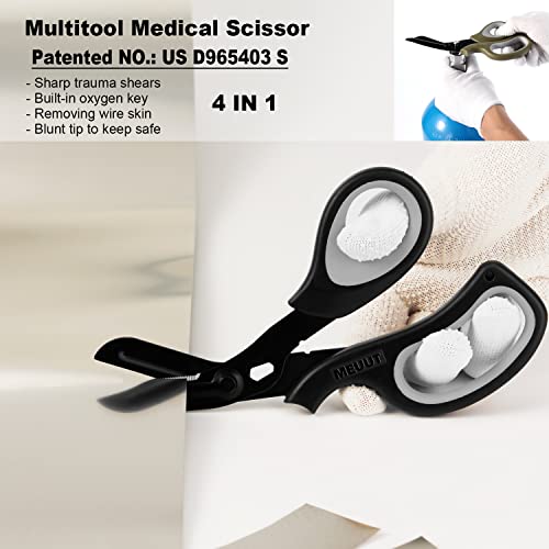 2 Pack Stainless Steel Medical Scissors with Non-Stick Blades A750889