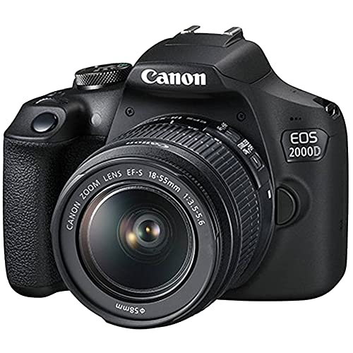 DSLR Camera with 18-55mm + 75-300mm Lenses, 64GB Memory Card, Tripod, Case, Wideangle Lenses F979498
