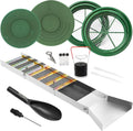 15pc Aluminum Sluice Box Gold Panning Classifier Set Z37650