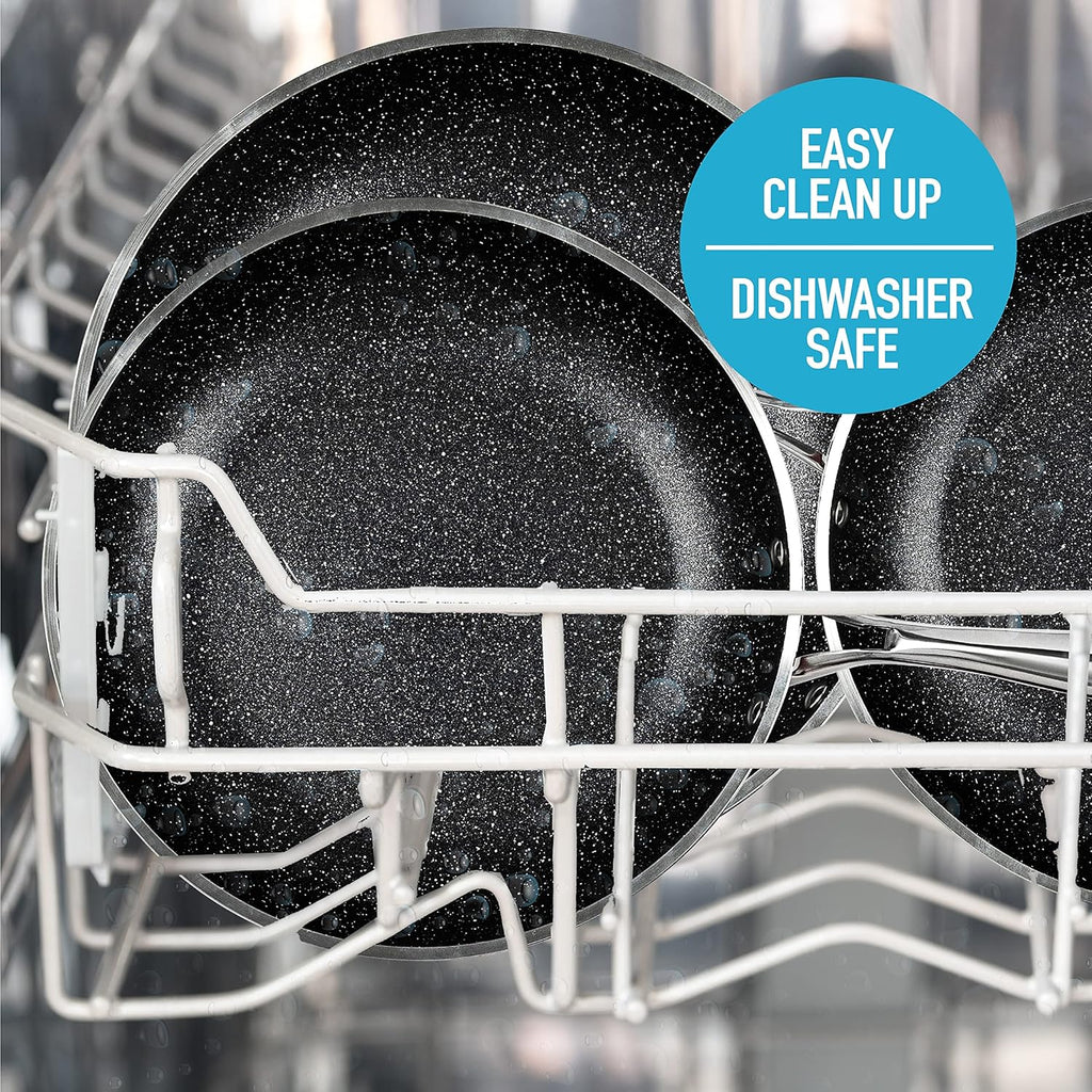 10pc Nonstick Granite Stone Cookware Set U3590