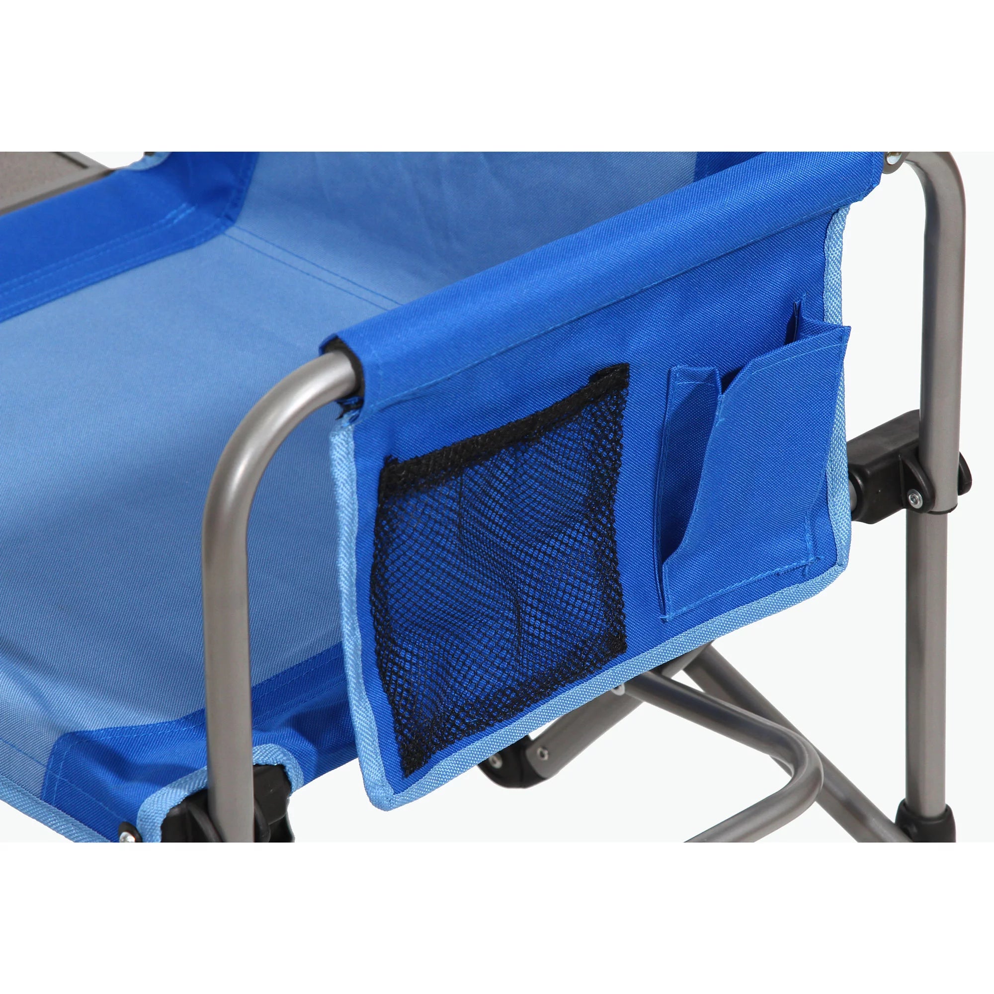 Outdoor Camping Folding Director's Chair with Side Table O4386