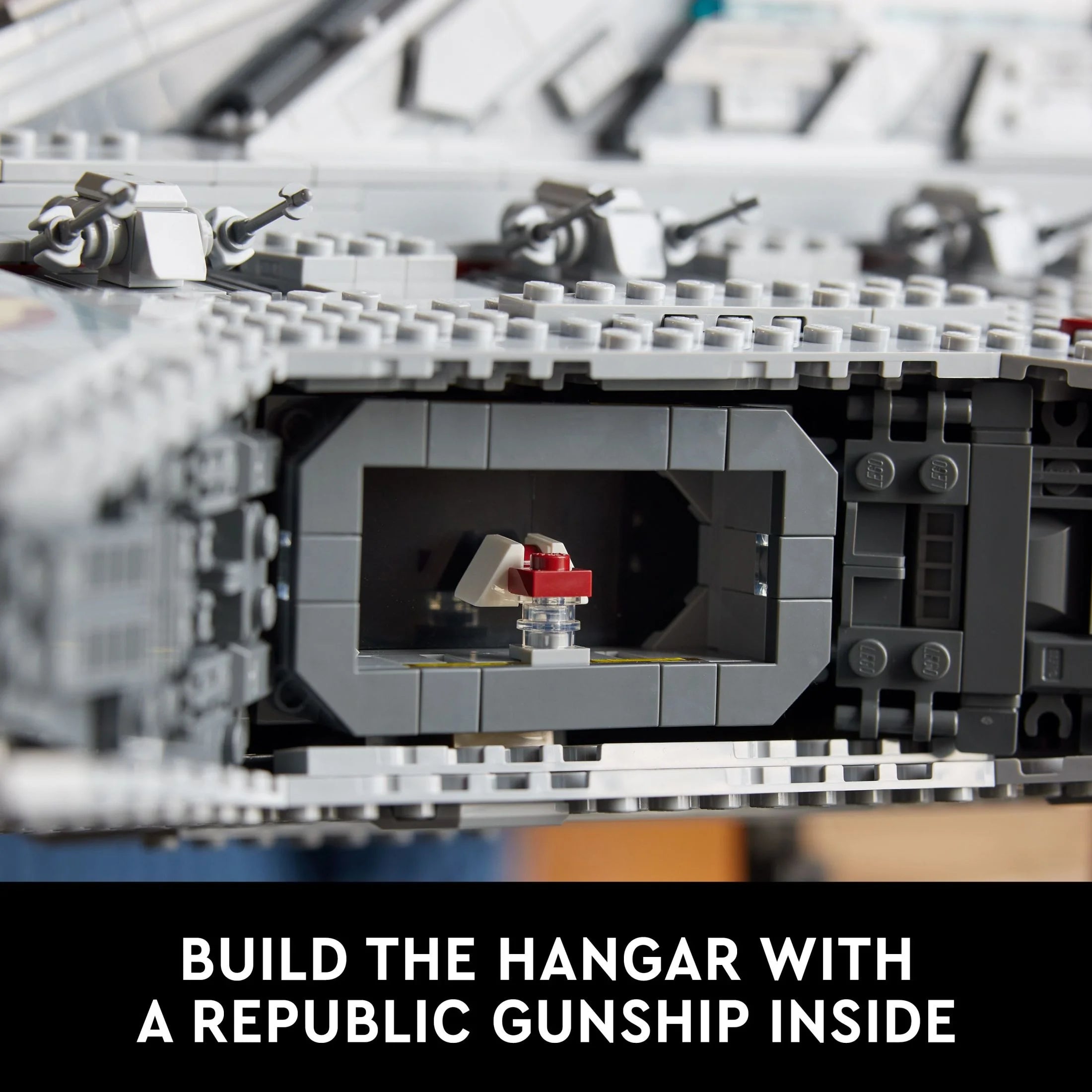 LEGO Star Wars Venator-Class Republic Attack Cruiser Building Set with Captain Rex Minifigure V80367