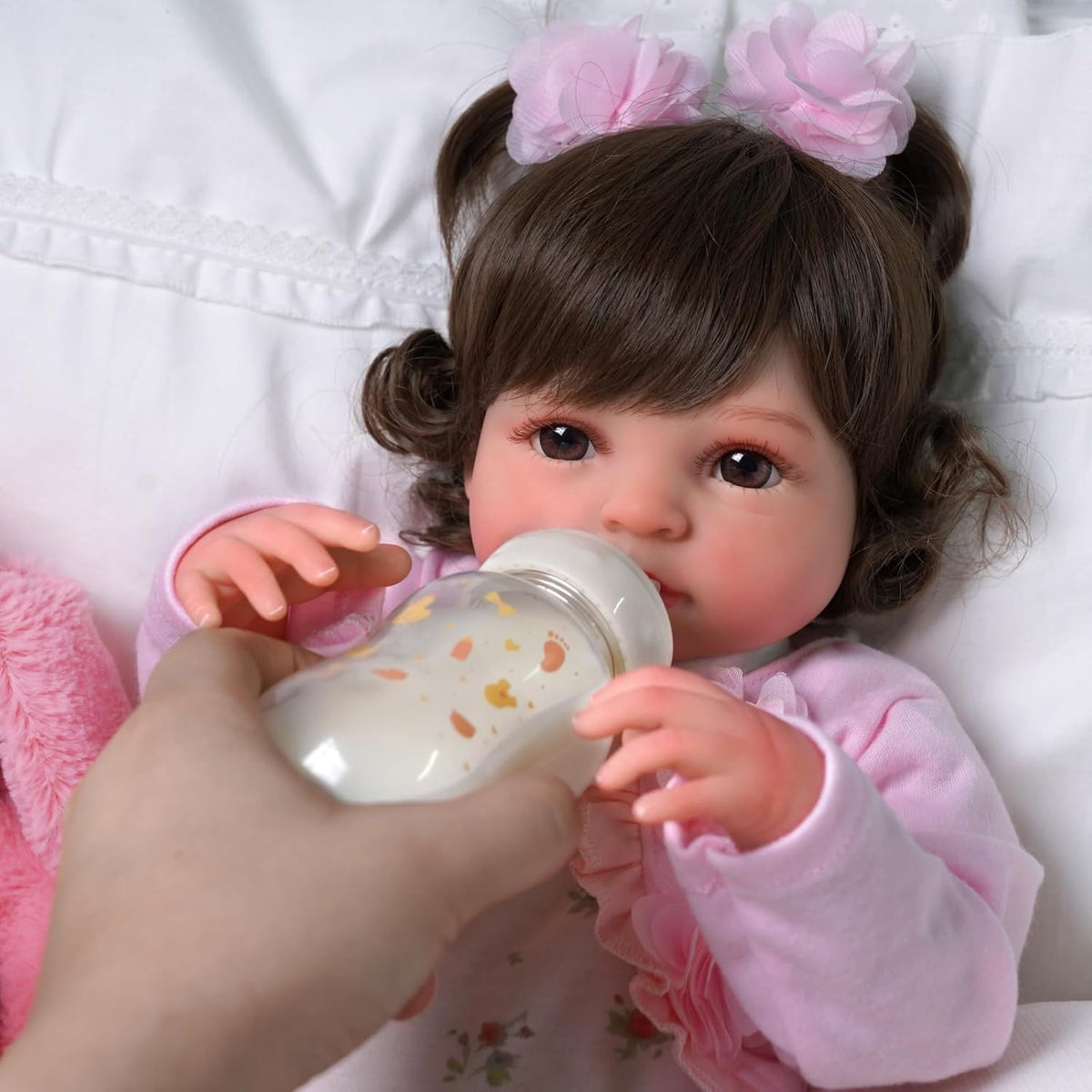 20 Inch Realistic Soft Vinyl and Cloth Body Poseable Reborn Baby Doll X905
