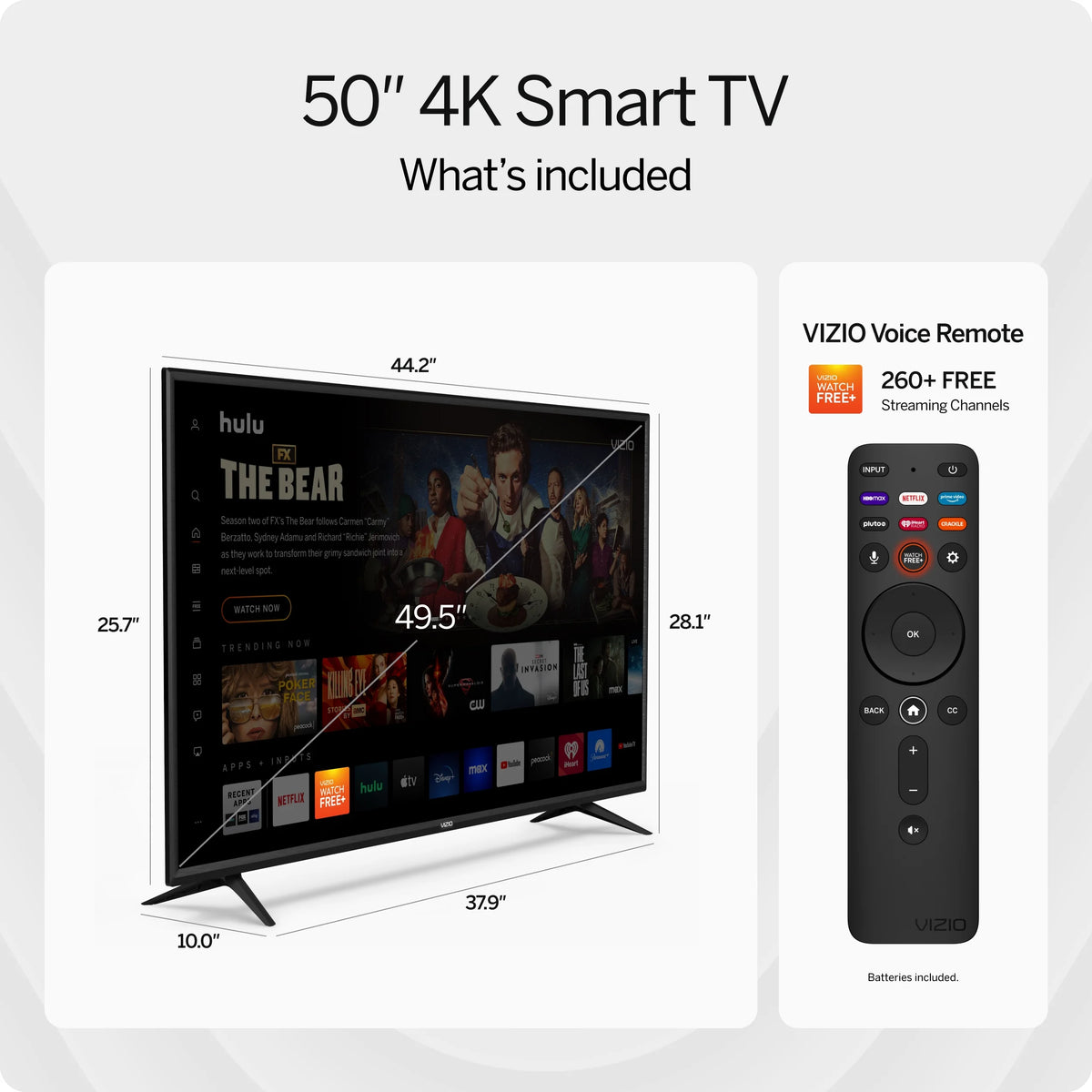 50" Class 4K UHD LED Smart TV H189