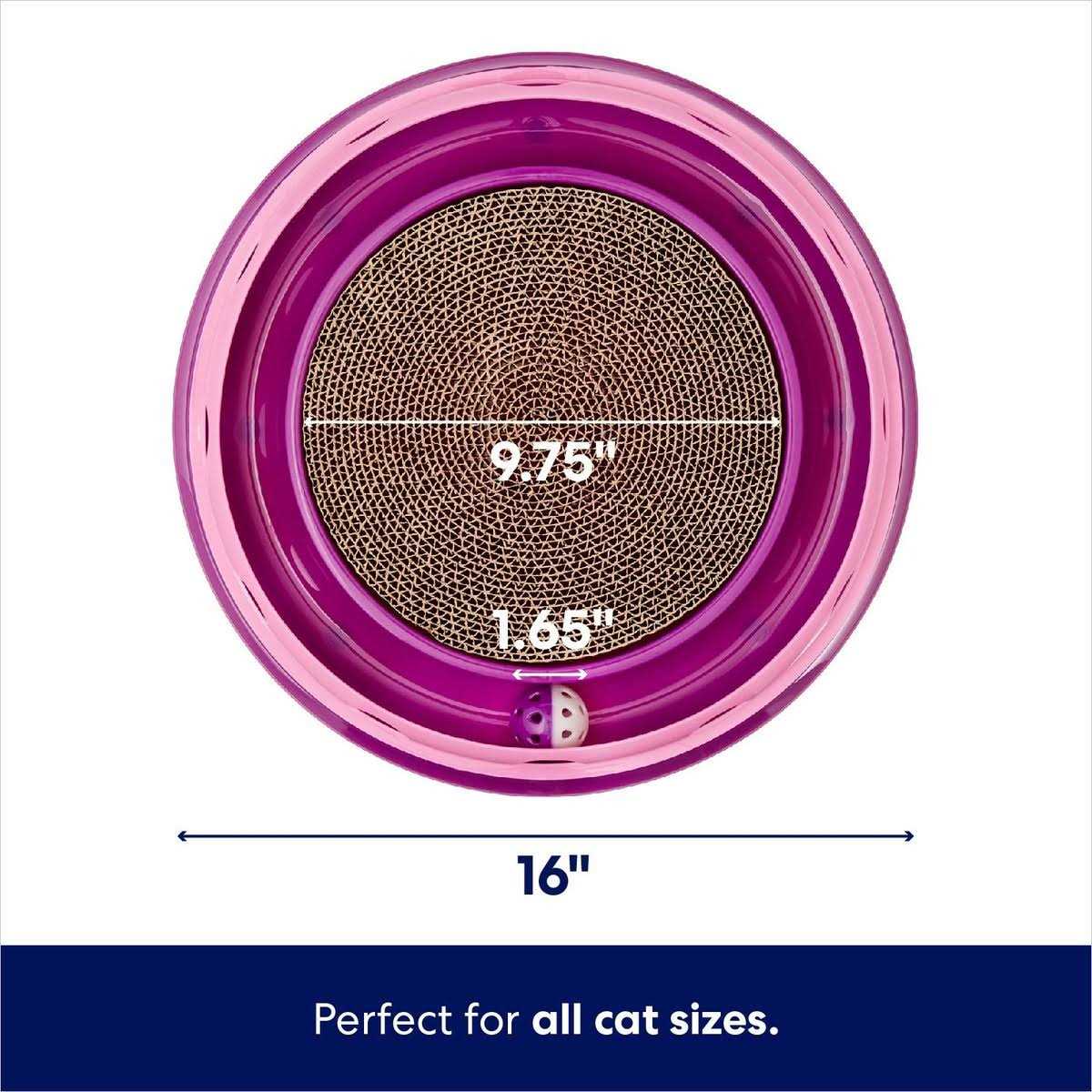 Scratch & Roll Scratcher Cat Toy with Catnip X48625