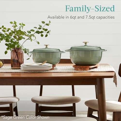 6 Quart Enamel Cast-Iron Round Dutch Oven V283696