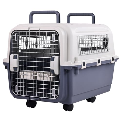 Plastic Airline Approved Travel Dog Crate, Medium R680