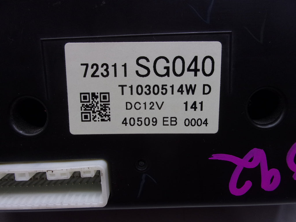 Pre-Owned Subaru Forester Climate AC Heater Temperature Control K36312