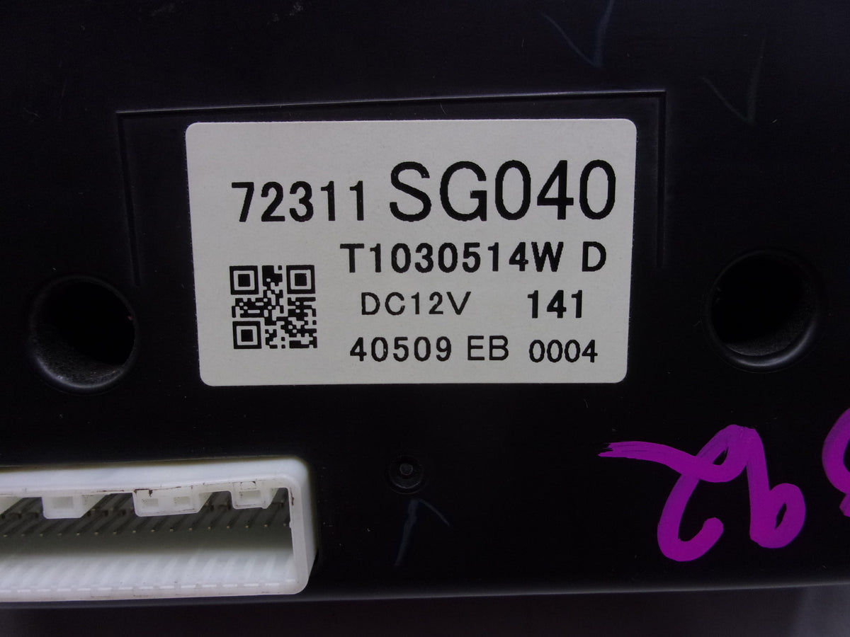 Pre-Owned Subaru Forester Climate AC Heater Temperature Control K36312