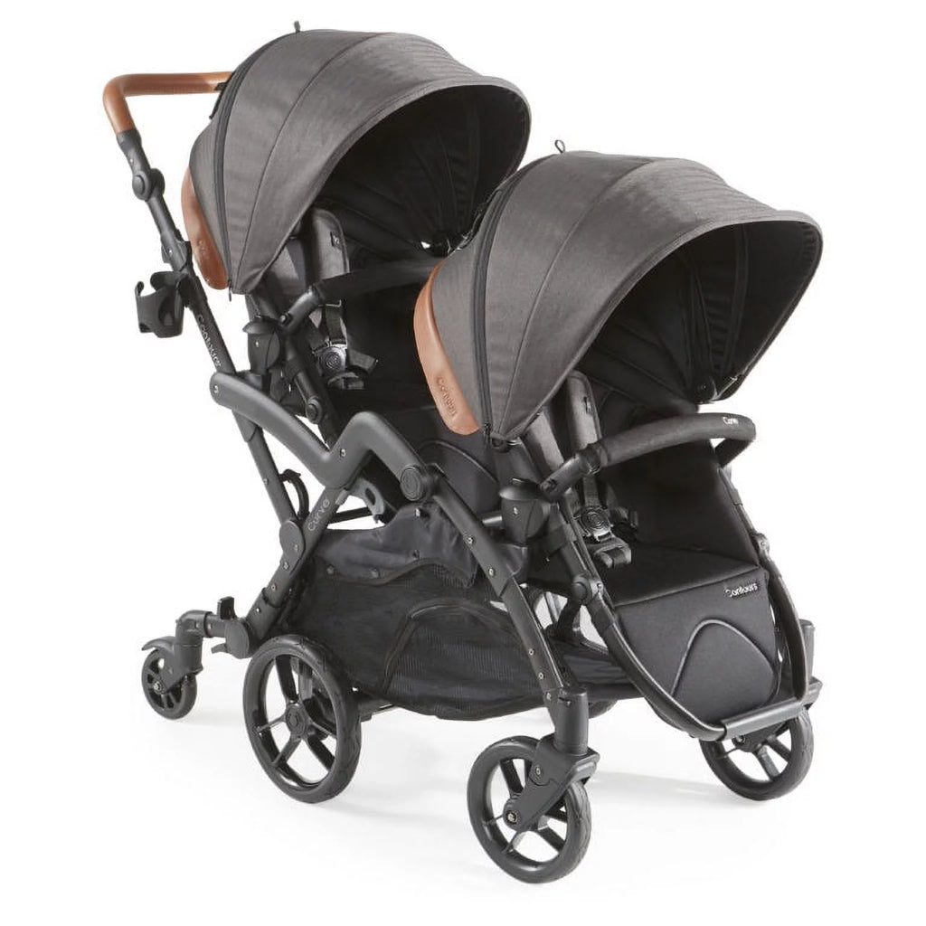 Black Herringbone Double Tandem Stroller I725714