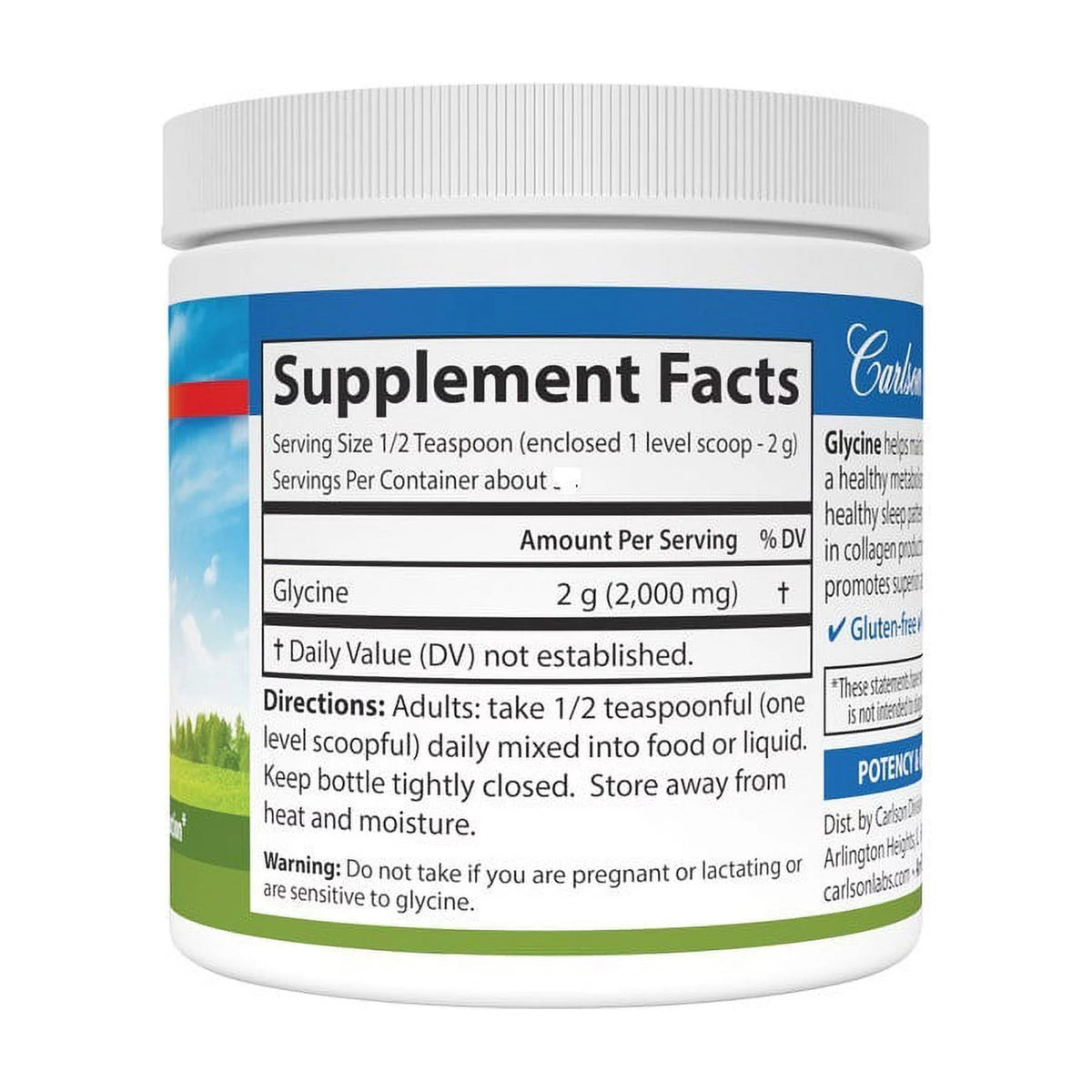 Glycine Powder 500 grams T6475