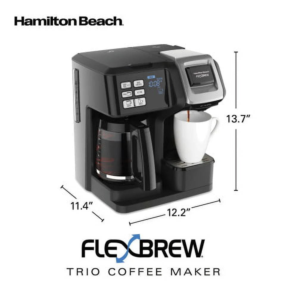 Black & Silver Single-Serve Coffee Maker S213922