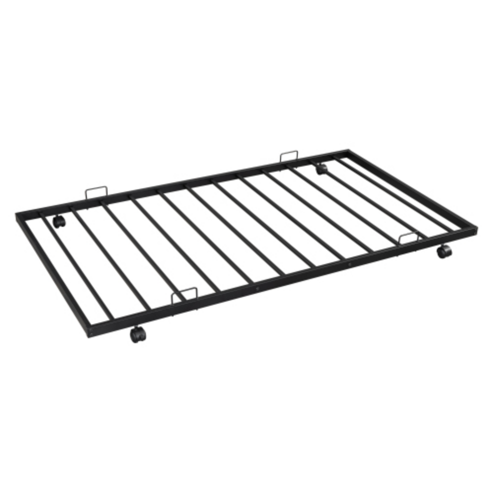 Black Metal Daybed with Trundle C3967