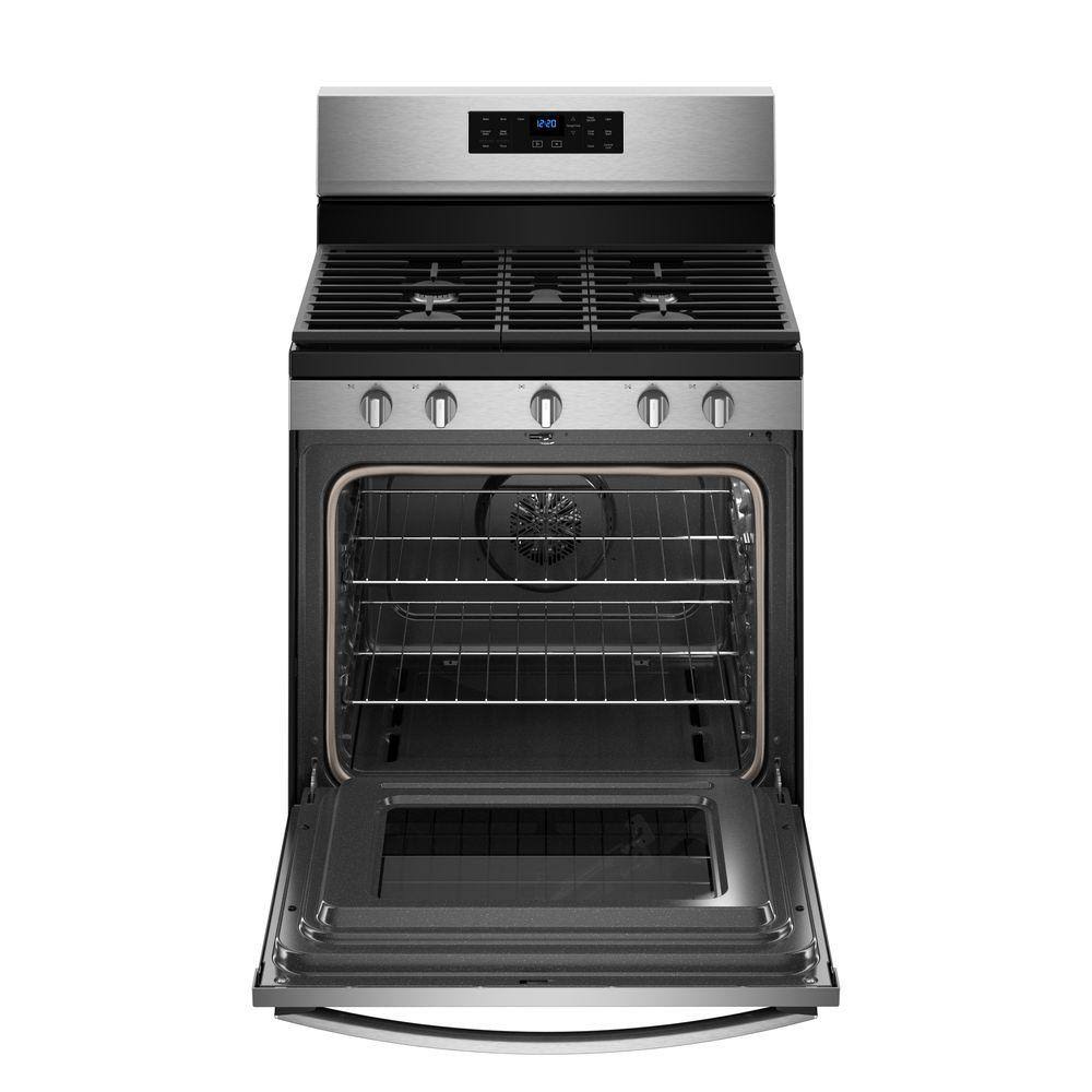 Stainless Steel Freestanding Gas Range 5 cu ft H196762