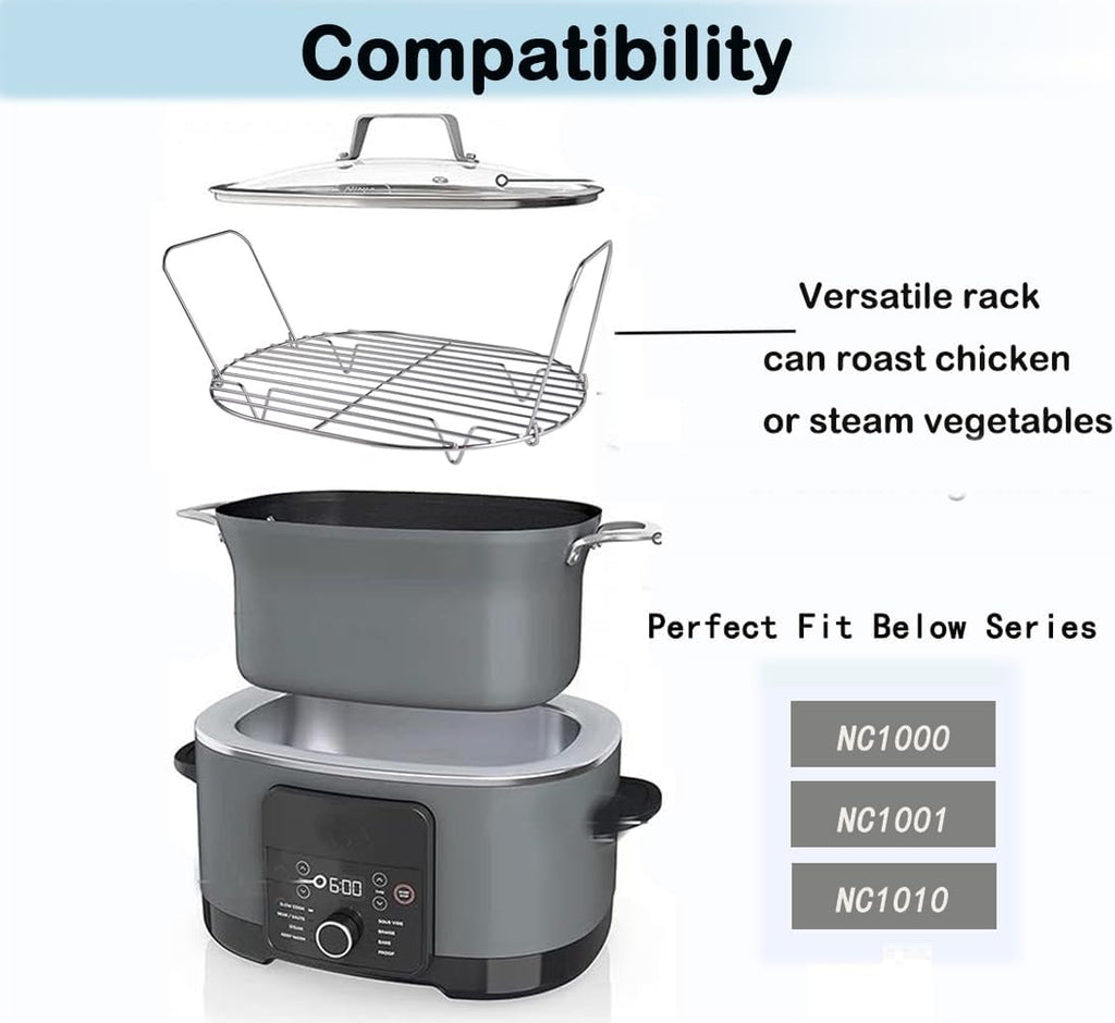 Chrome Pack of 2 Steam and Roast Rack U975