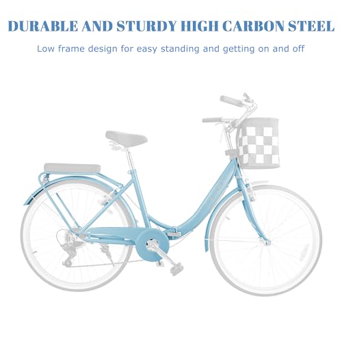 26-Inch 7-Speed Women's Bike with Front Basket N52188