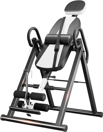 Heavy Duty Gravity Inversion Table 300 lbs Capacity with Adjustable Protective Belt T887996