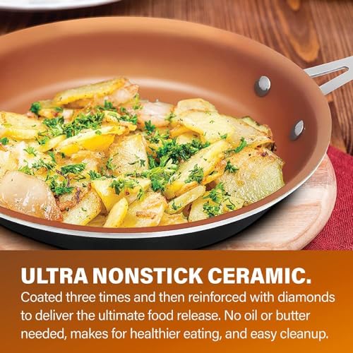 15 Pc Non Stick Ceramic Cookware Set C986946
