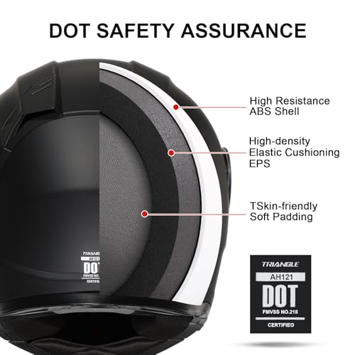 Modular Motorcycle Helmet Flip Up Full Face Dual Visor X738