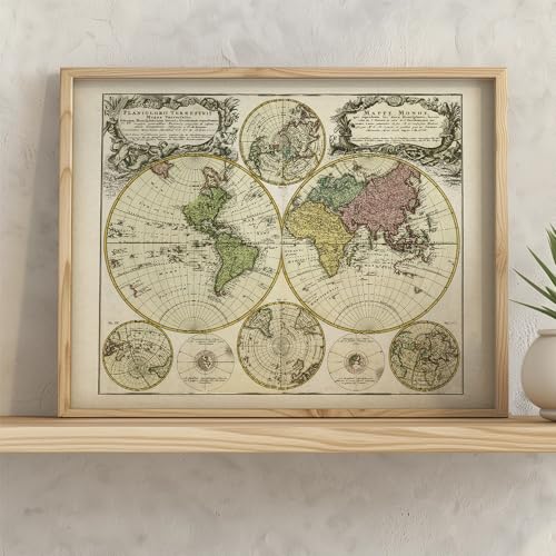 11x14 Unframed Old World Map Art Print P819