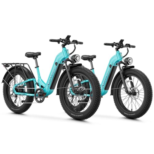 M1 Pro Electric Bike, 1800W Peak Motor, 48V 17.5Ah, 26'' x 4.0'' Fat Tire, 7 Speed, Dual Suspension N941939