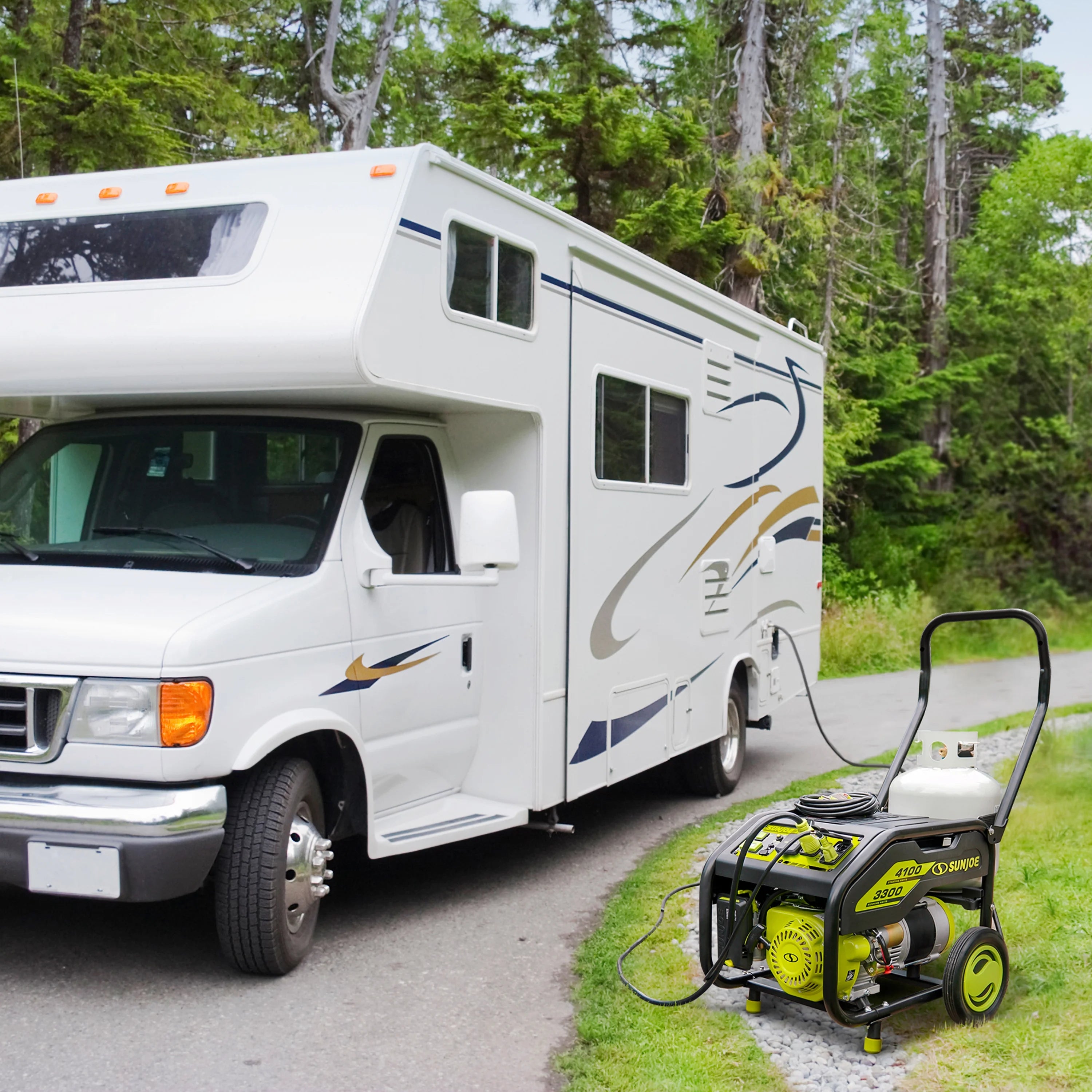 Portable Propane Generator with Cover P60910