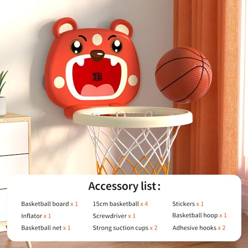 Adjustable Height 2.4-6.5 ft Portable Basketball Hoop W971