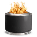 27 Inch Smokeless Stainless Steel Fire Pit with Stand, Bronze X569